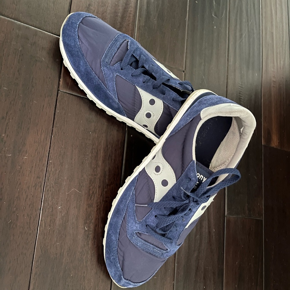 Saucony Men's Blue and Gray Sneakers